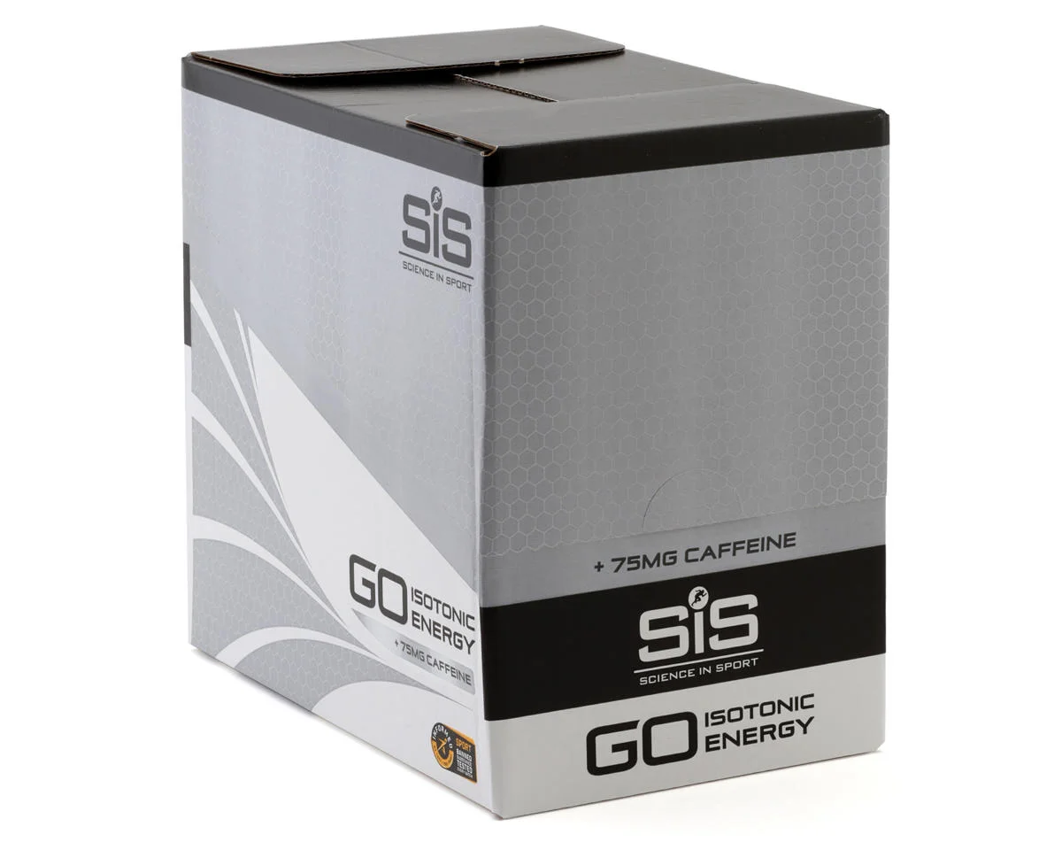 SIS Science In Sport GO Energy + Caffeine Gel (Citrus) (30 | 2oz Packets)